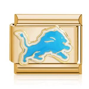 Lions Gold Italian Charm - Football - NEW